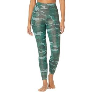 Beyond Yoga Leggings Womens Small High Rise Stretch Camo Metallic Yoga Pilates